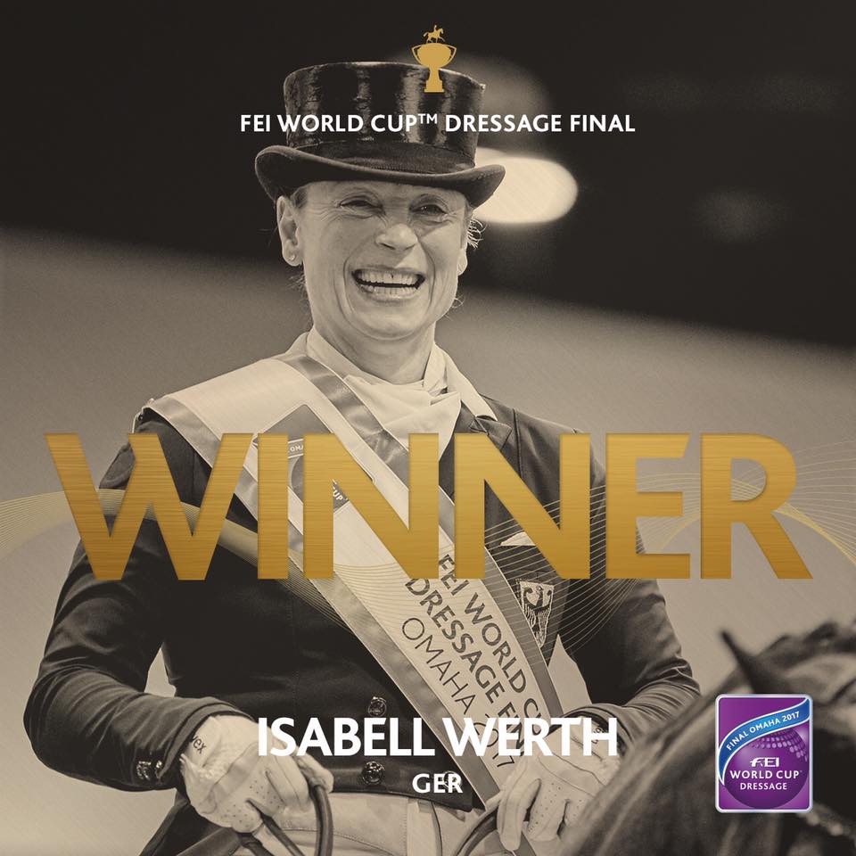 Isabell Werth  se corona como campeona del Mundo.