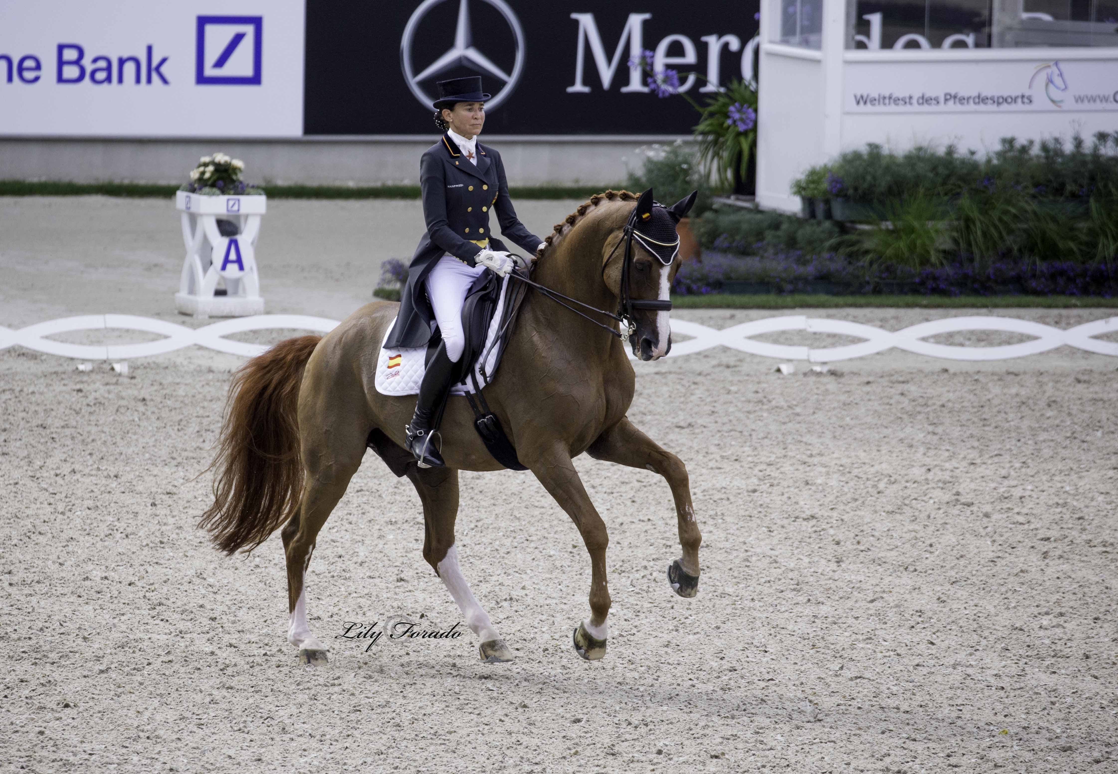 Morgan Barbançon y Beatriz Ferrer Salat compiten en el CDIW de Lyon