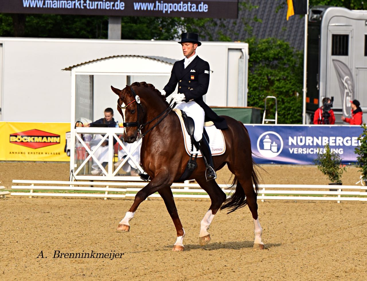 Borja Carrascosa destaca con Ein Traum 2 en el CDI4* de Mannheim.