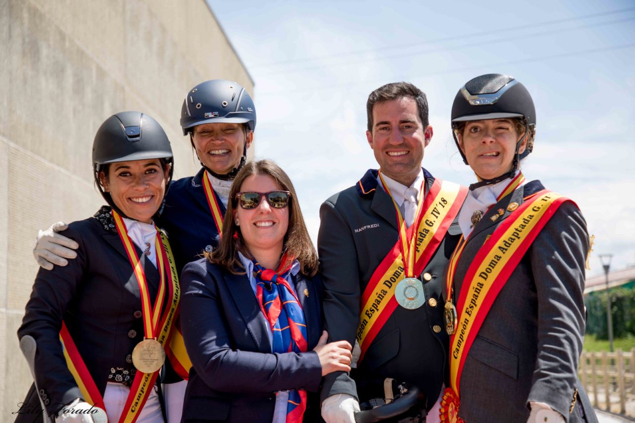 Forja de Campeones y estrellas en el CTO Absoluto de Doma Adaptada 2018