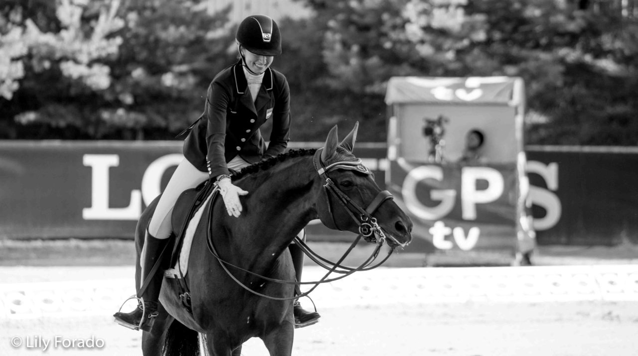 Julia Álvarez con Dark Rose de Fangar  roza el 70%  en la primera jornada del Campeonato