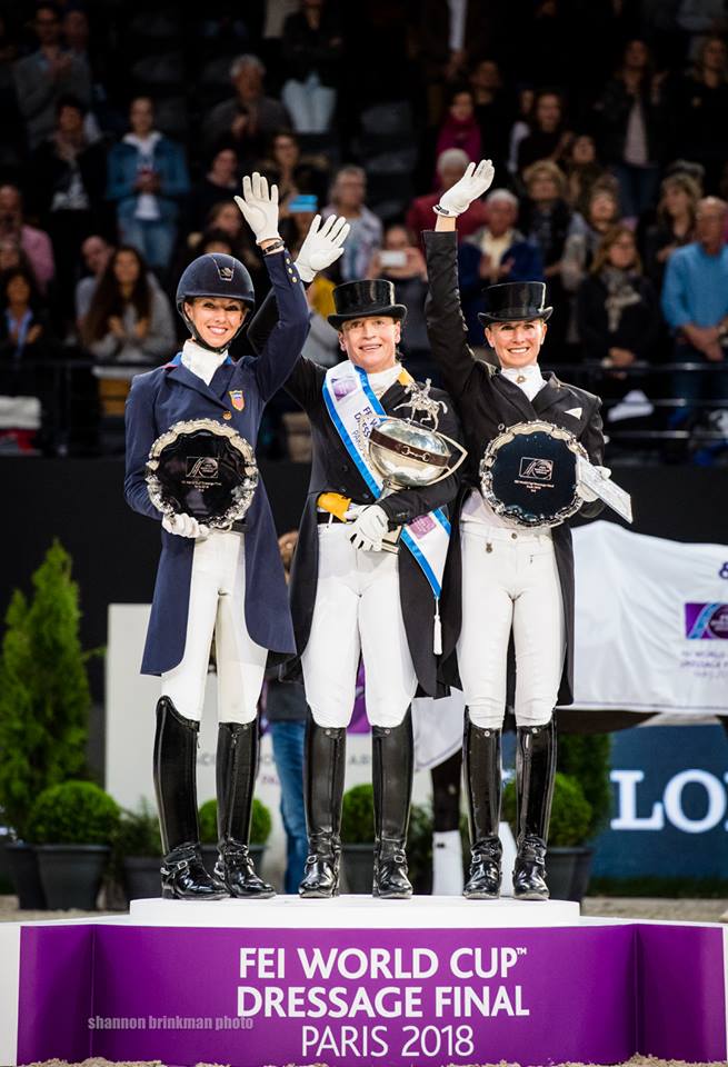 Isabell Werth continua con su reinado en la Copa del Mundo ganando por segundo año consecutivo