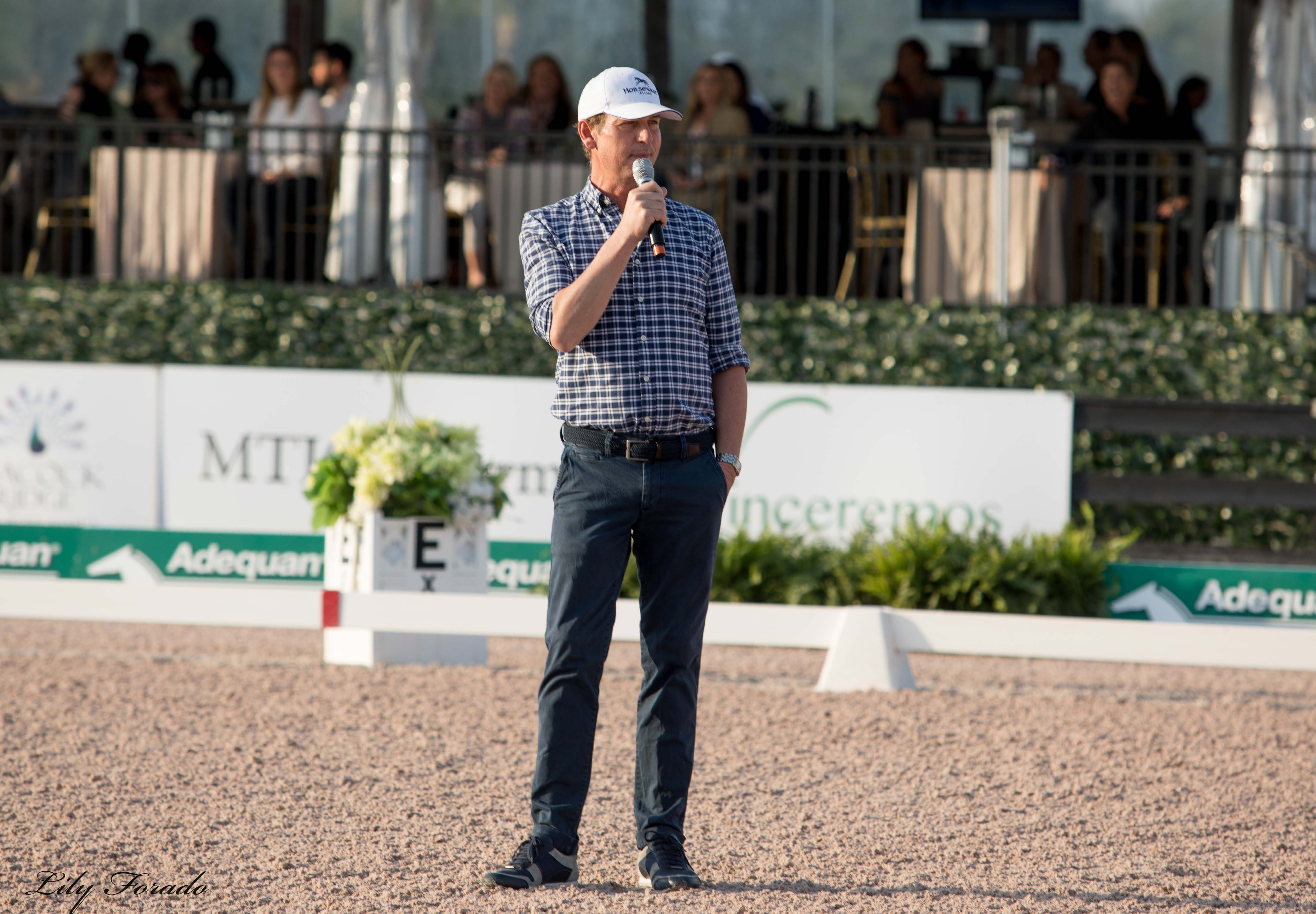 La sabiduría de Carl Hester en el  clinic de Wellington