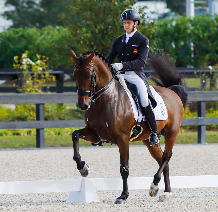 Pablo Gómez, segundo en el GP del CDI3* de WEC, Ocala.