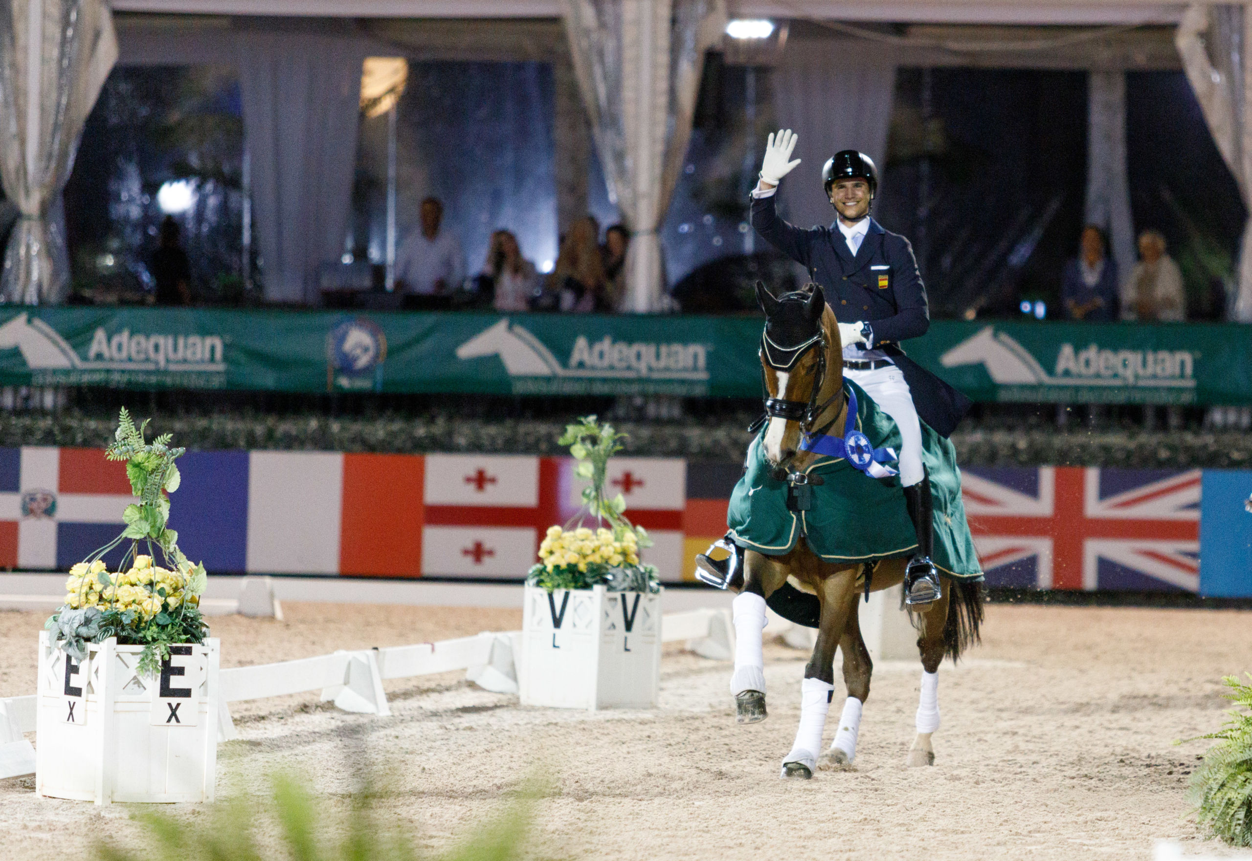 Juan Matute gana la Kur Freestyle del CDI4* de Wellington con más de 80%