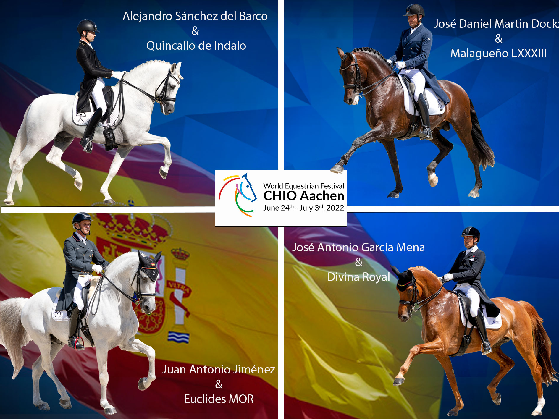 Equipo Español para el CDIO5* de Aachen 2022