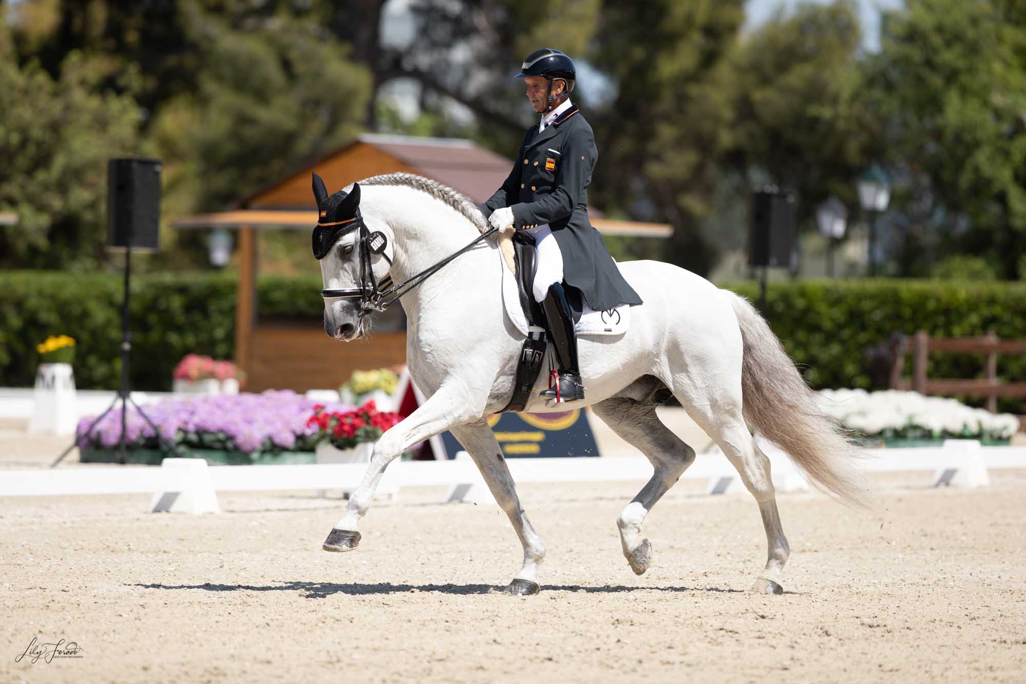 Juan Antonio Jiménez presente en Aachen con sus dos ases de competición