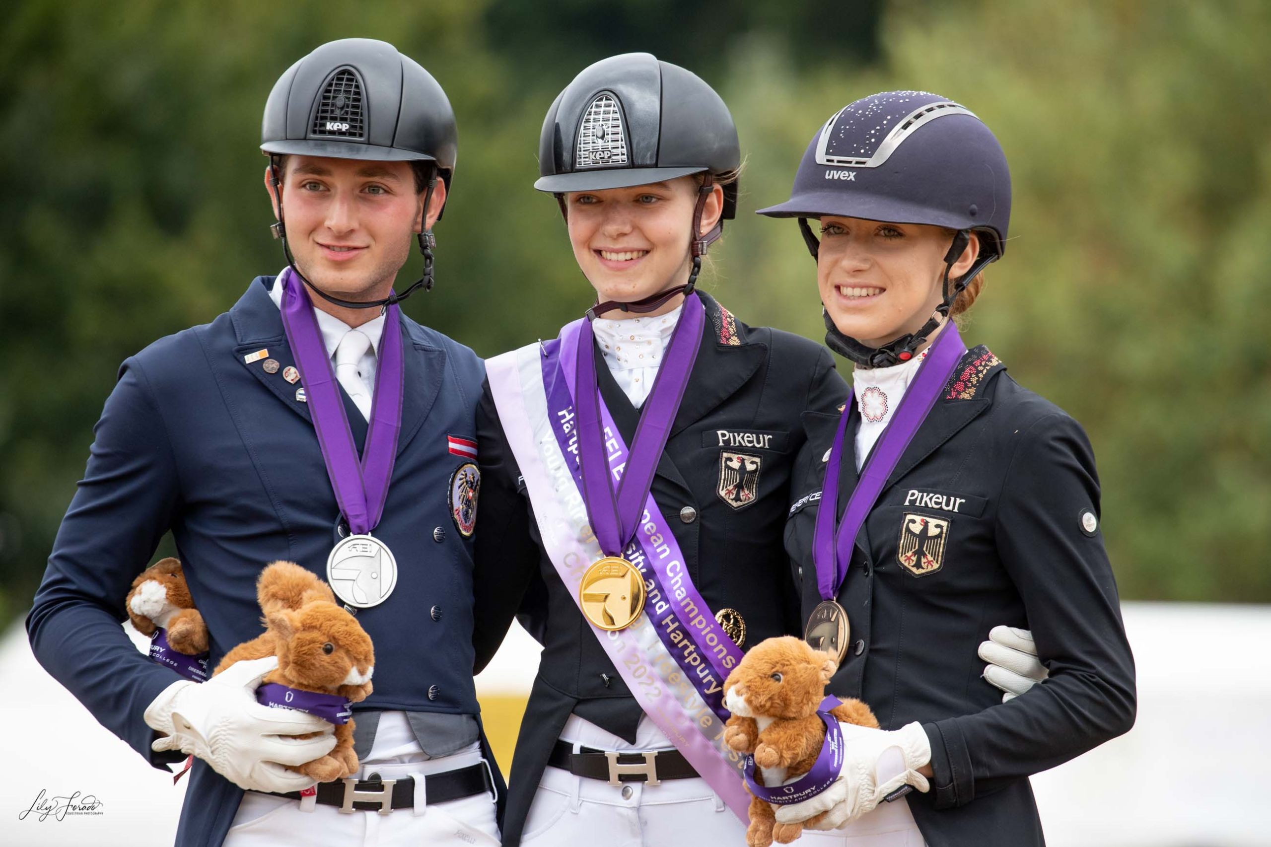 Coronadas las nuevas campeonas de Europa de Juveniles y Jóvenes Jinetes 2022