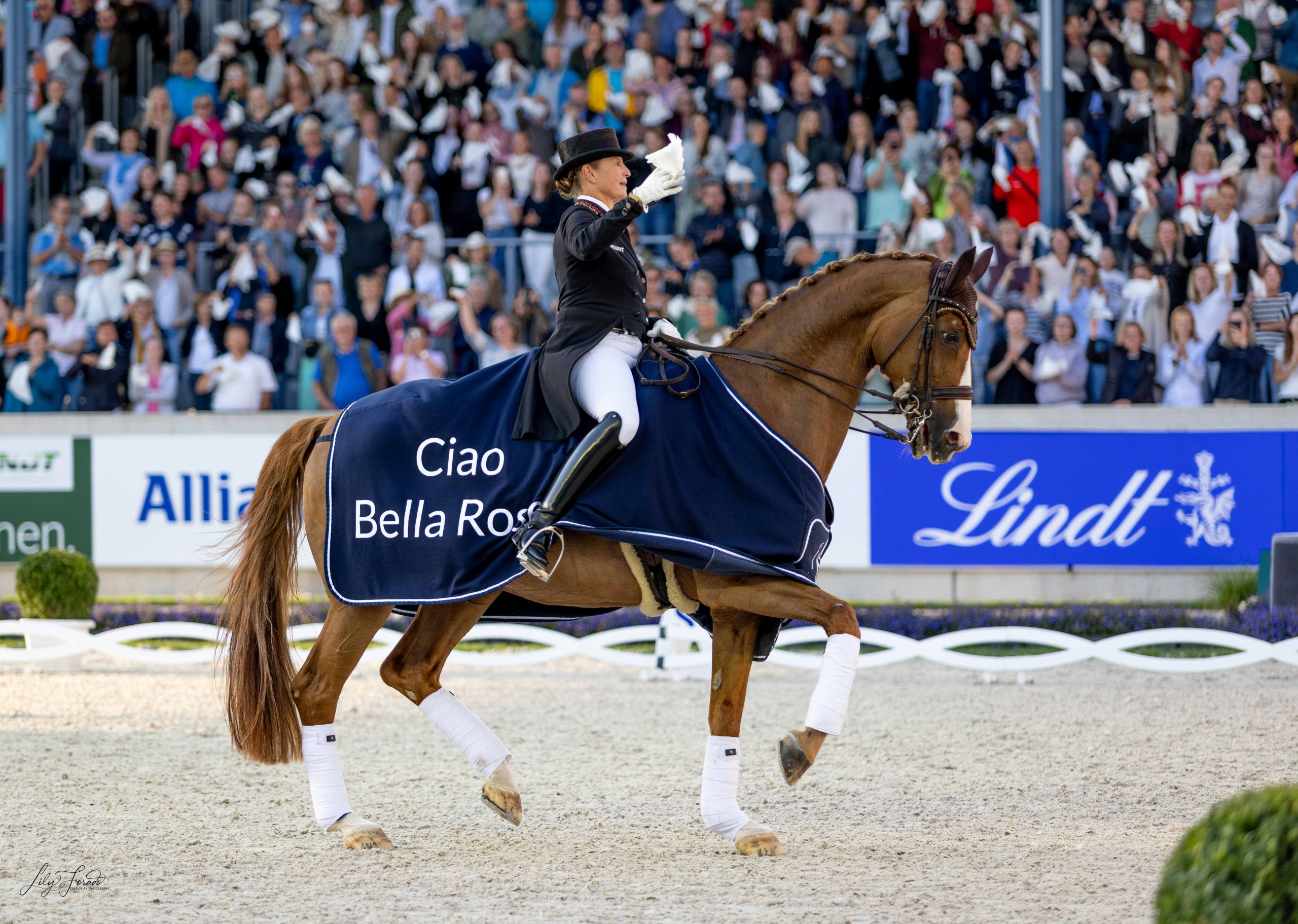 Ciao Bella Rose: Isabell Werth despide a su yegua en Aachen