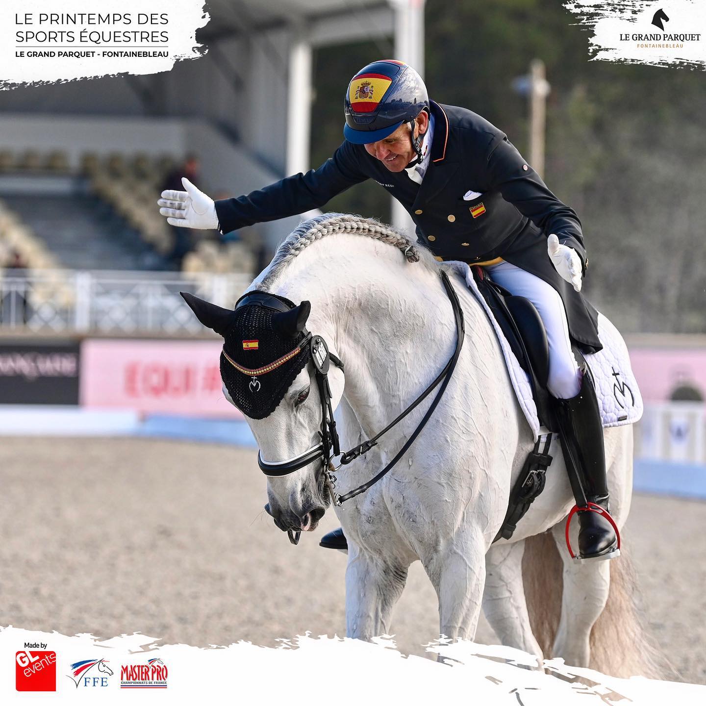 Juan Antonio Jiménez cierra el podio del CDI5* de Fontainebleau con récord personal.