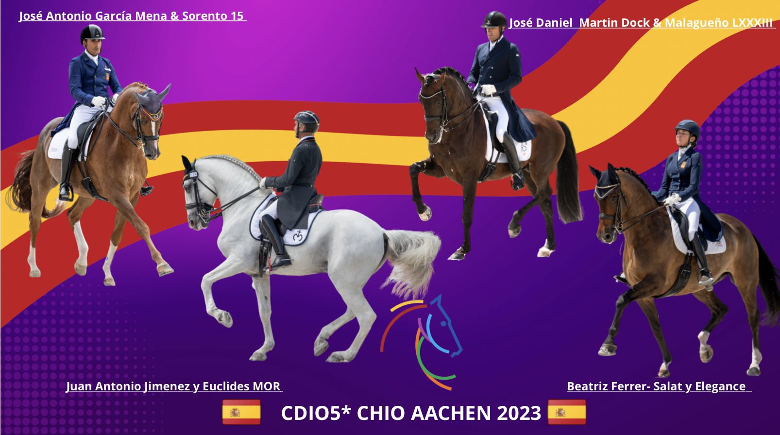 Equipo Español anunciado para CDIO5* Aachen 2023