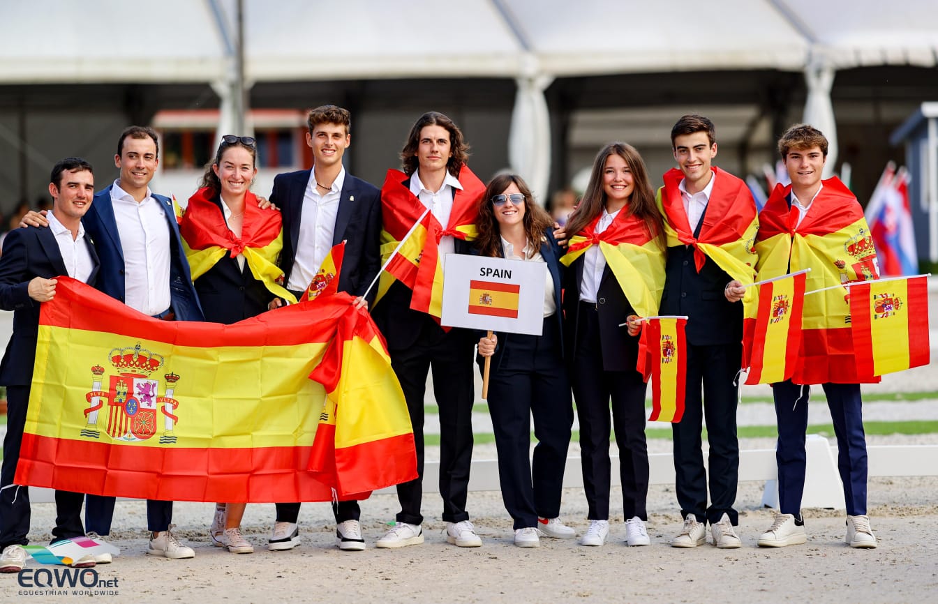 Buen inicio español del Cto. de Europa 2023 en Jóvenes Jinetes como U25