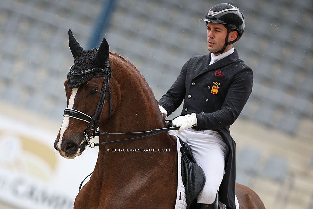 Severo Jurado roza el podio en el CDI1*de Aachen Festival