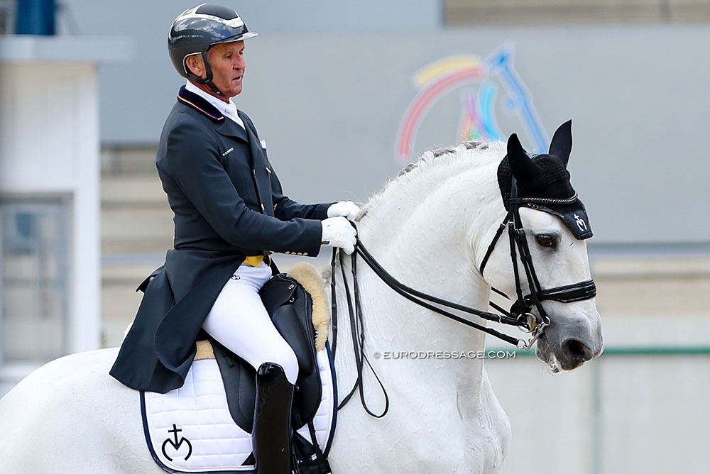 Juan Antonio Jiménez, acaricia la victoria en el CDI3* de Aachen Festival