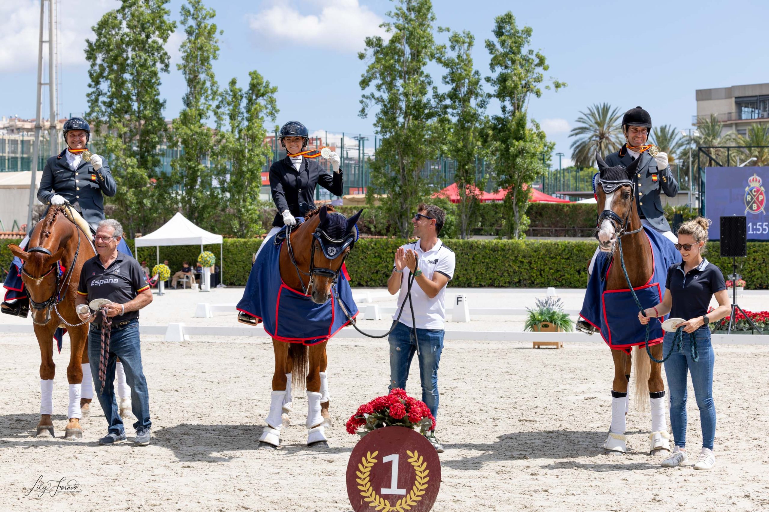 Los Campeones de España de Doma Paralímpica 2024 brillan en Barcelona 